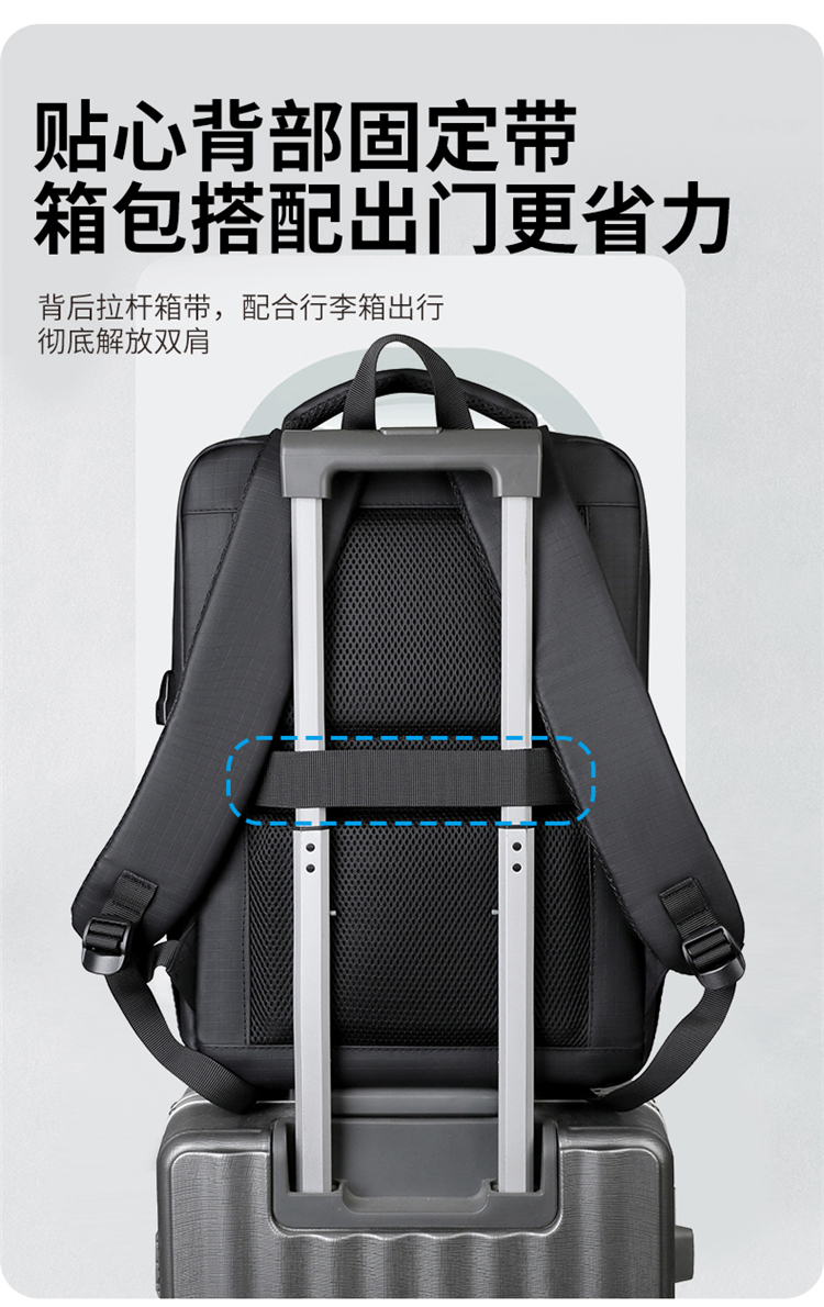 Wholesale Waterproof Business Laptop Backpack | Custom Logo Travel Computer Bag For Office Men